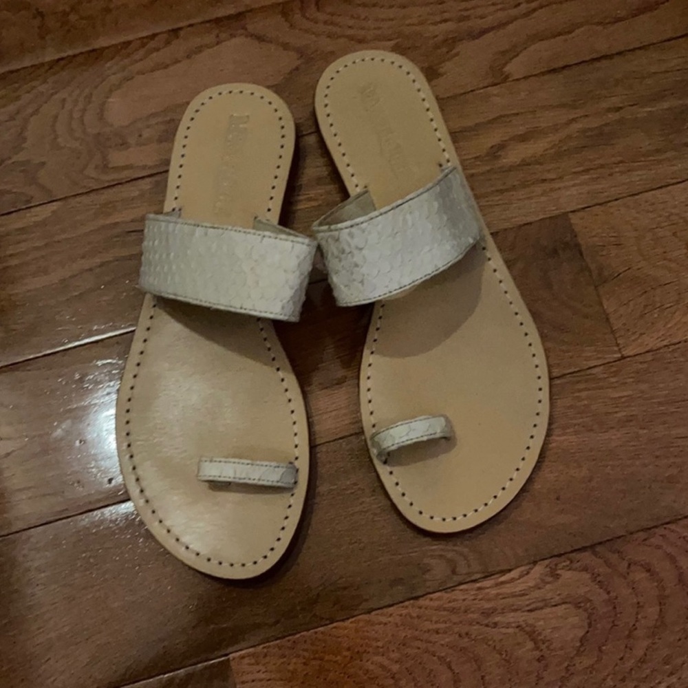 Mystique Python Snake Leather Sandals - image 1